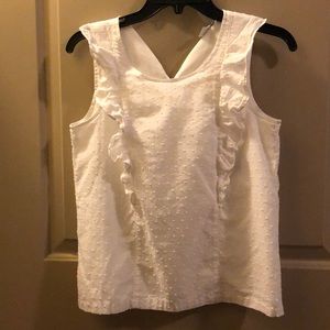 NWOT!!! JCrew white tank blouse